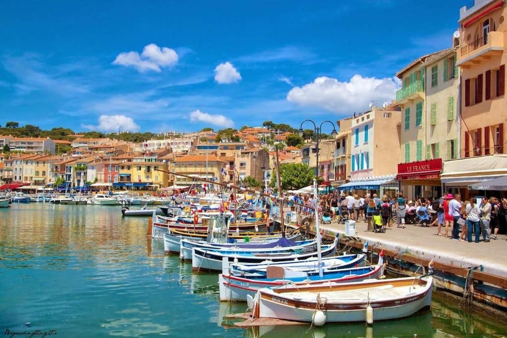 Jardin Prive Ds Le Centre De Cassis - Parking - Plage A 500M Kültér fotó