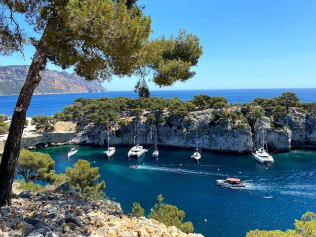 Jardin Prive Ds Le Centre De Cassis - Parking - Plage A 500M Kültér fotó